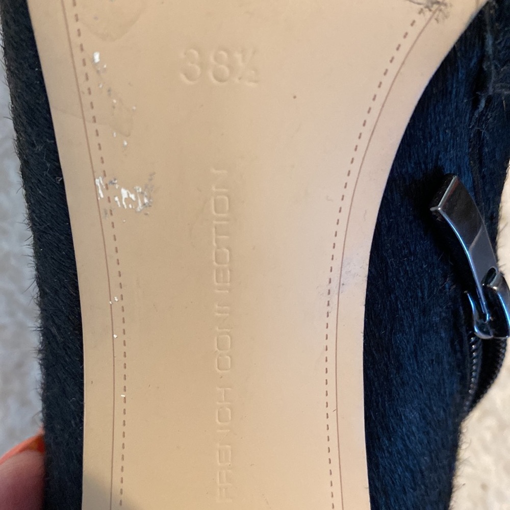 French Connection Calf Hair Booties - Picture 7 of 9